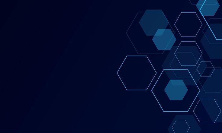 Futuristic Tech Hexagon Pattern Wallpaper for Innovation